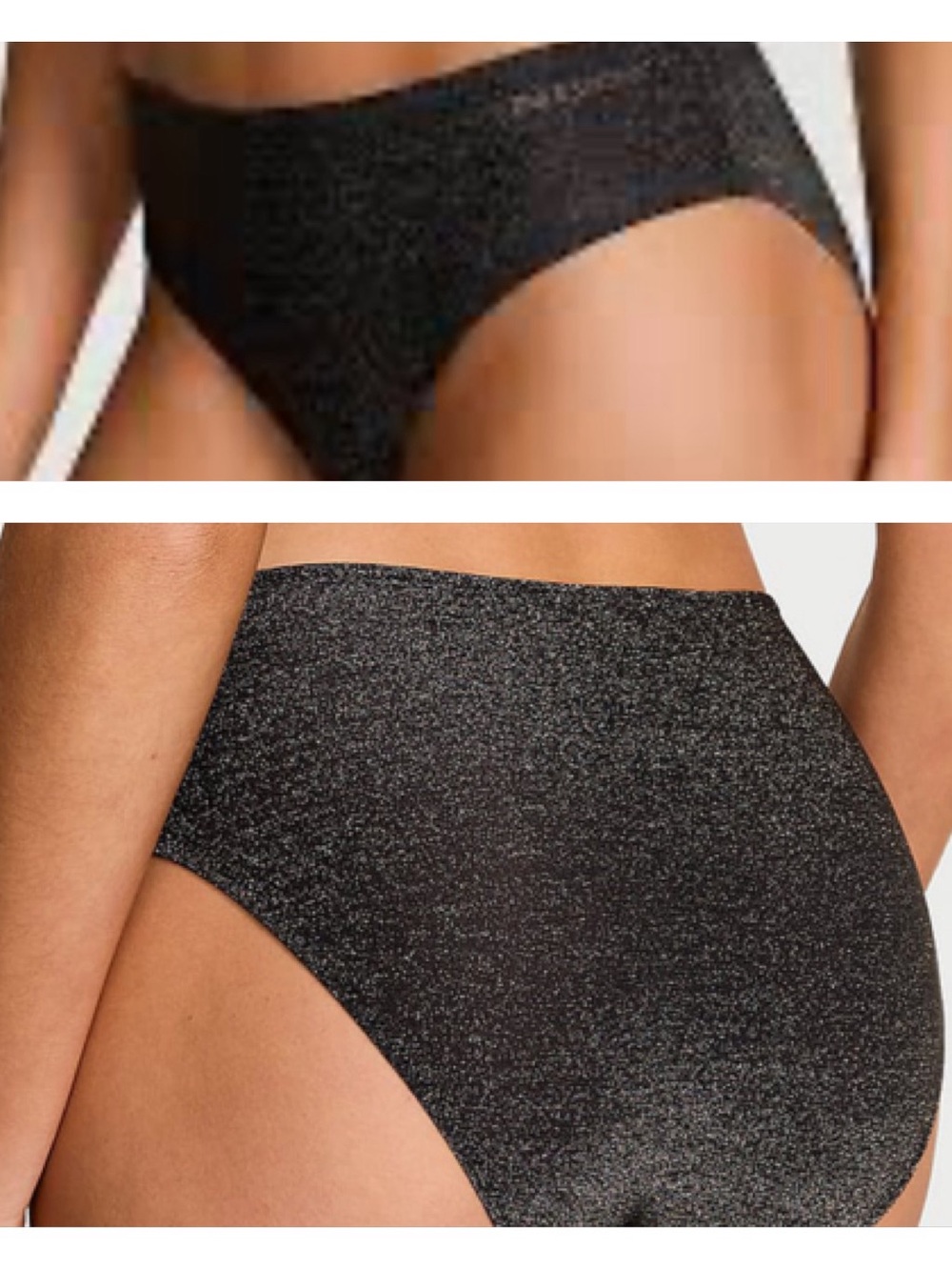 NWT RARE Victoria’s Secret Flex Shimmer Hiphugger Hipster Panties